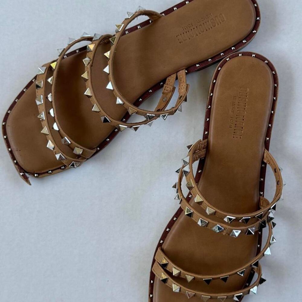 Cushionaire womens flat sandals